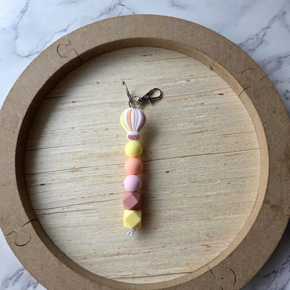 Colorful Beaded Keychain - Picture 2 of 5
